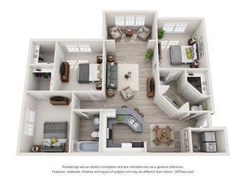 The Heron Floor Plan at Infinity off Baldwin Park, Orlando